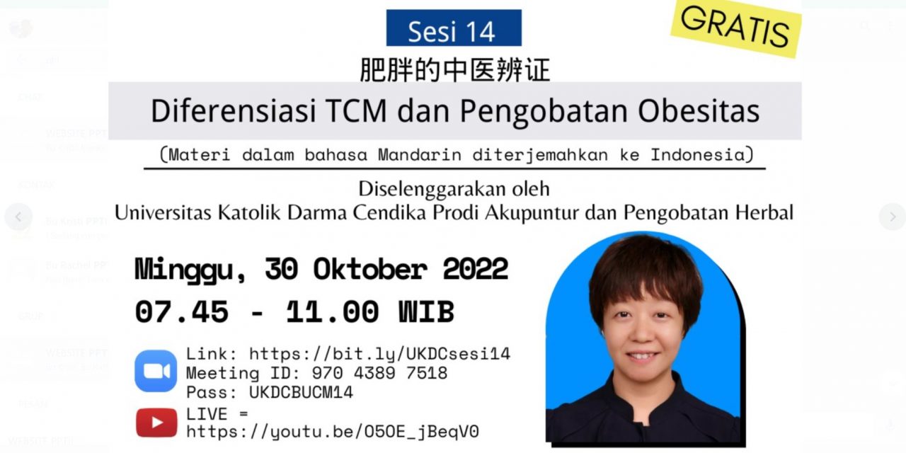 Seminar Diferensiasi TCM dan Pengobatan Obesitas